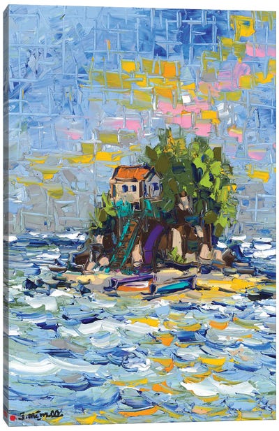 Island Haven Canvas Art Print - Jordy Blue
