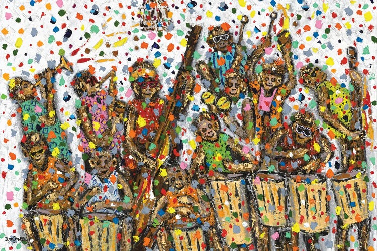 Monkey Band by Joachim Mcmillan wall art