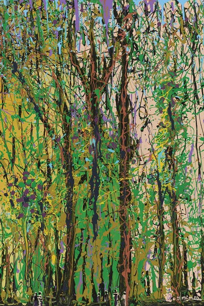 Celery - Canvas Prints: Green Forest by Joachim Mcmillan