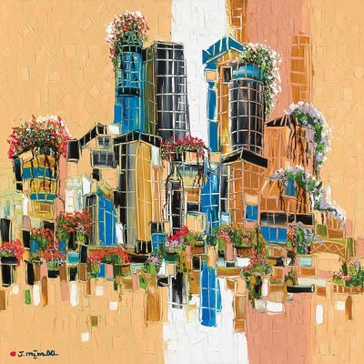 Celery - Canvas Prints: New City by Joachim Mcmillan