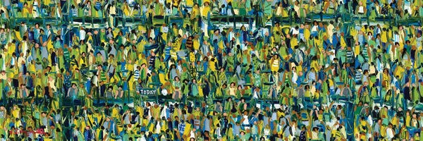 Joachim Mcmillan: Roaring Crowd by Joachim Mcmillan