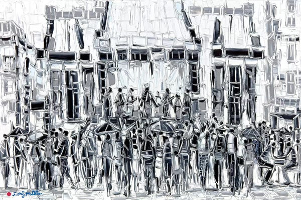 Black & White Cityscapes: Music City by Joachim Mcmillan