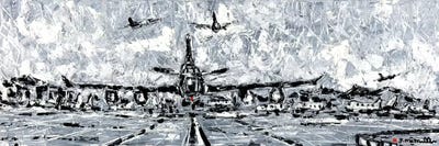 Storm Rush by Joachim Mcmillan framed canvas print