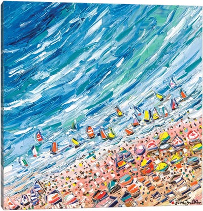 Bacolet Beach Canvas Art Print - Joachim Mcmillan