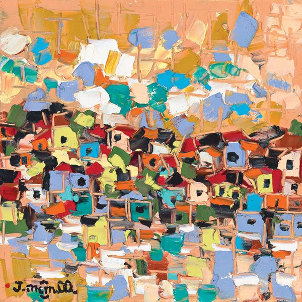 Palette Knife Prints: Bay Front by Joachim Mcmillan