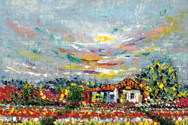 Palette Knife Prints: Land Of Beauty by Joachim Mcmillan