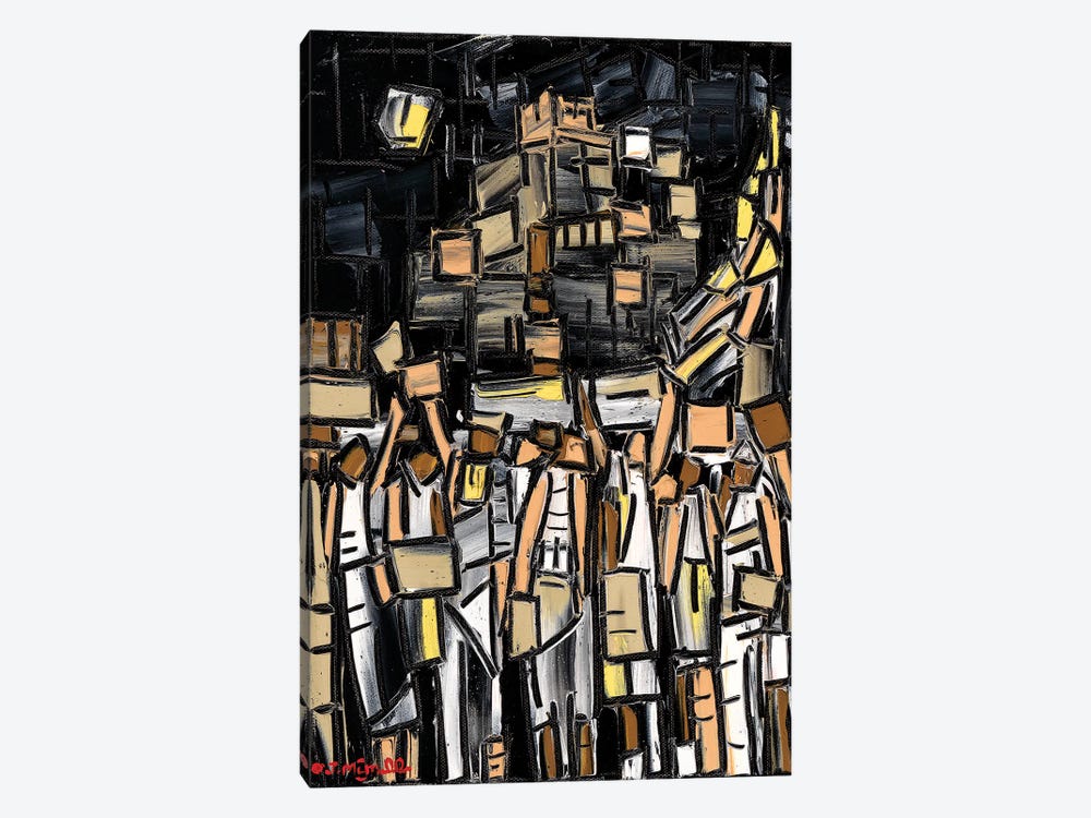 Protesters by Joachim Mcmillan 1-piece Canvas Print