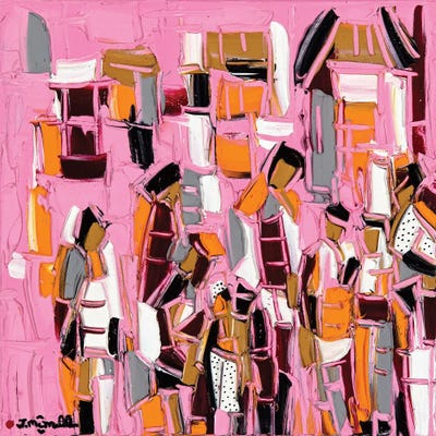 Family Meeting by Joachim Mcmillan framed canvas print