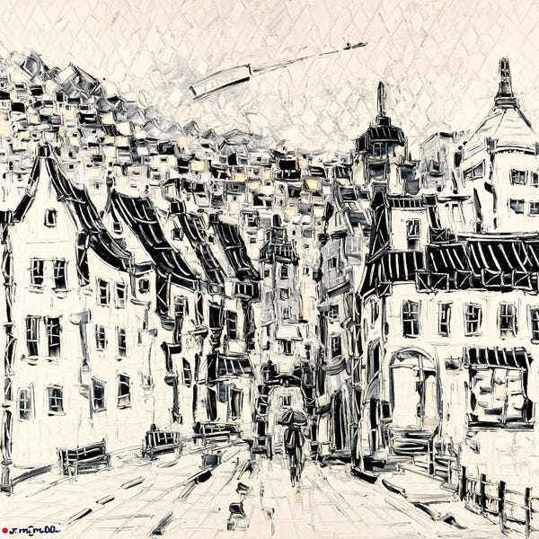 Black & White Cityscapes: Time by Joachim Mcmillan