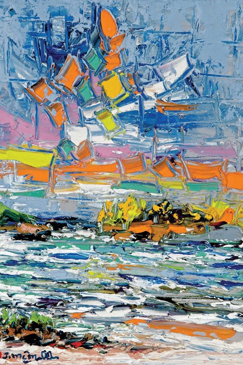 Floral Beach by Joachim Mcmillan wall art