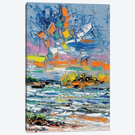 Floral Beach Canvas Print #JOI97} by Joachim Mcmillan Canvas Print