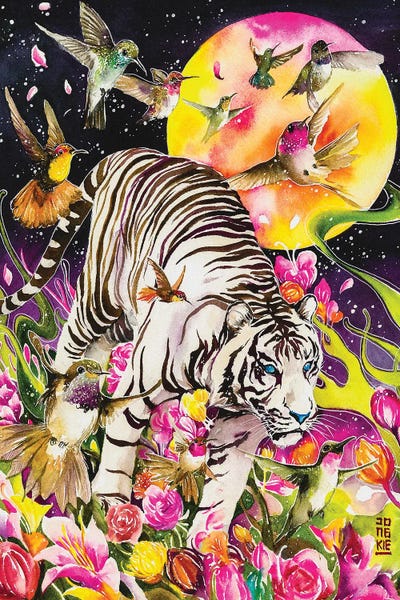 White Soul by Jongkie metal wall art