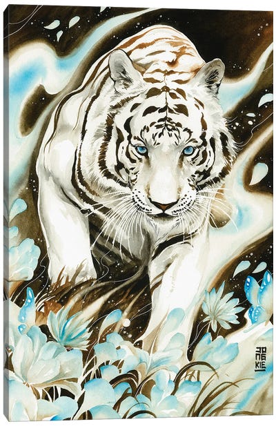 White Spirit Canvas Art Print - Jongkie