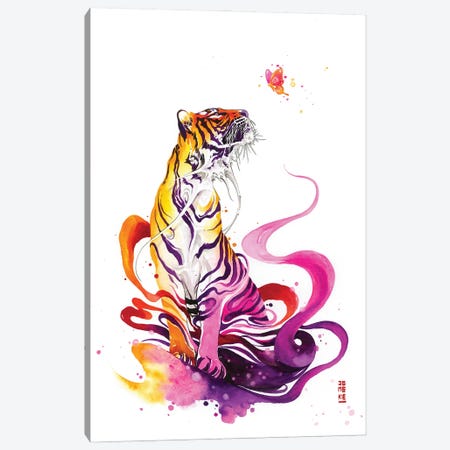 Premium Photo  Watercolor painting of a leopard with a rainbow