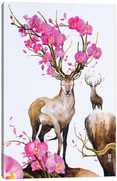 The Poem of Life Canvas Art Print - Embellished Animals