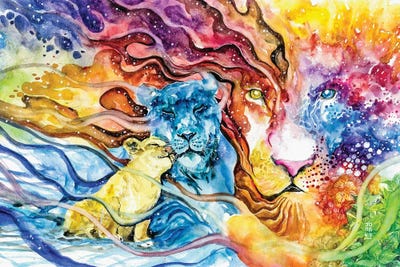 Father Figure by Jongkie metal wall art