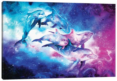 The Land of Stars Canvas Art Print - Jongkie
