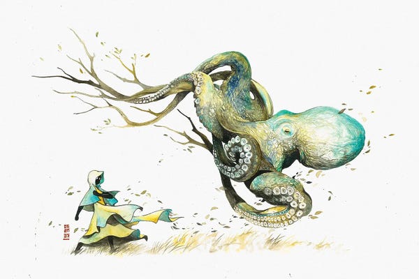 Octopi: The Wanderer by Jongkie