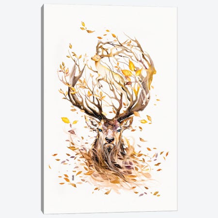 Autumn Canvas Print #JOK6} by Jongkie Canvas Wall Art