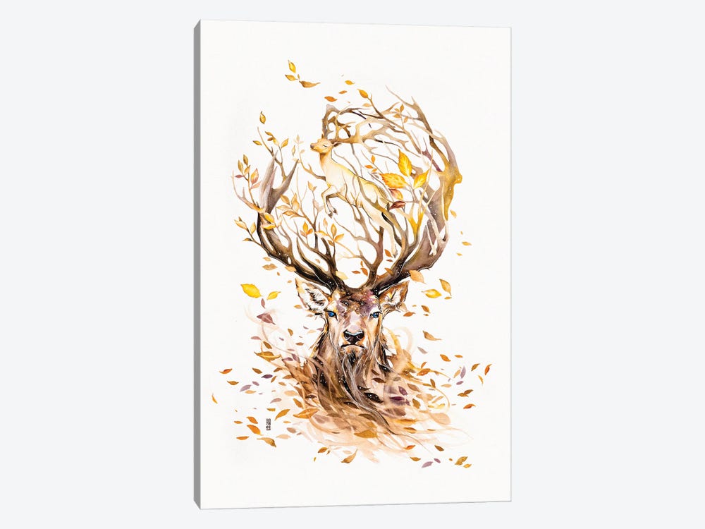 Autumn by Jongkie 1-piece Canvas Art Print