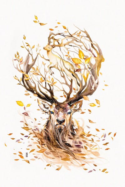 Deer: Autumn by Jongkie