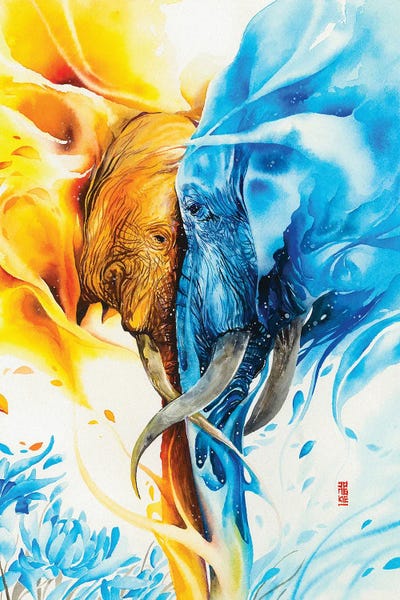 Wild Flower by Jongkie metal wall art