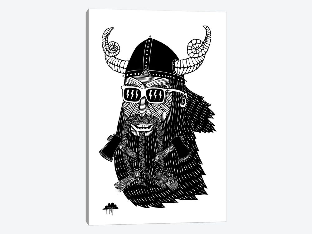 Axebeard Allen The Viking by MULGA 1-piece Canvas Art