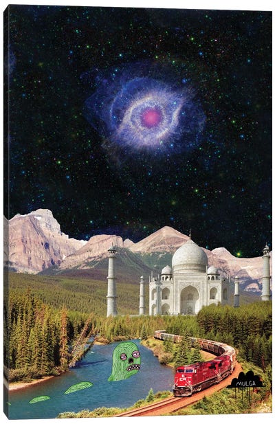Taj Mahal Canvas Art Print - MULGA