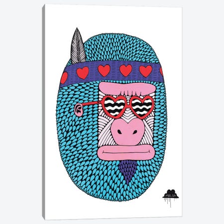 Camilla The Love Gorilla Canvas Print #JOL7} by MULGA Canvas Art Print