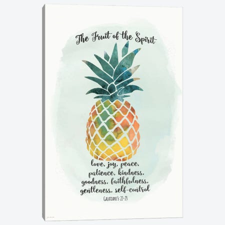 Fruit Spirit Canvas Print #JOM8} by Jo Moulton Art Print