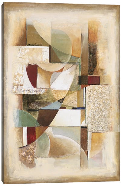 Abstract collage II Canvas Art Print