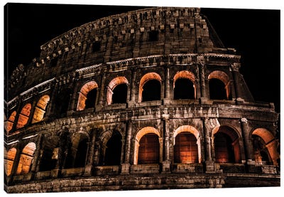 Rome Colloseum Canvas Art Print - The Seven Wonders of the World