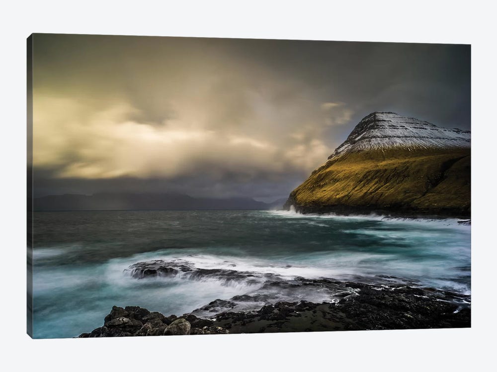 Storm At The Faroe Islands by Anders Jorulf 1-piece Canvas Print