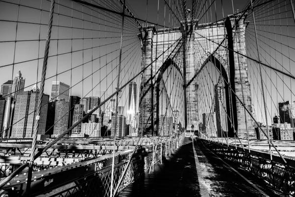 Large Black & White Art - Canvas Prints: Early Morning by Anders Jorulf