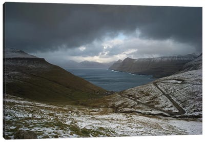 The Faroe Islands Road Canvas Art Print