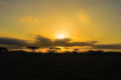 The Sunset by Anders Jorulf framed canvas print