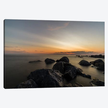 The Baltic Sea At Sunset Canvas Print #JOR130} by Anders Jorulf Canvas Artwork