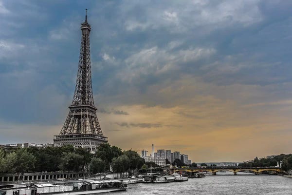 Towers: Evening Over Paris by Anders Jorulf