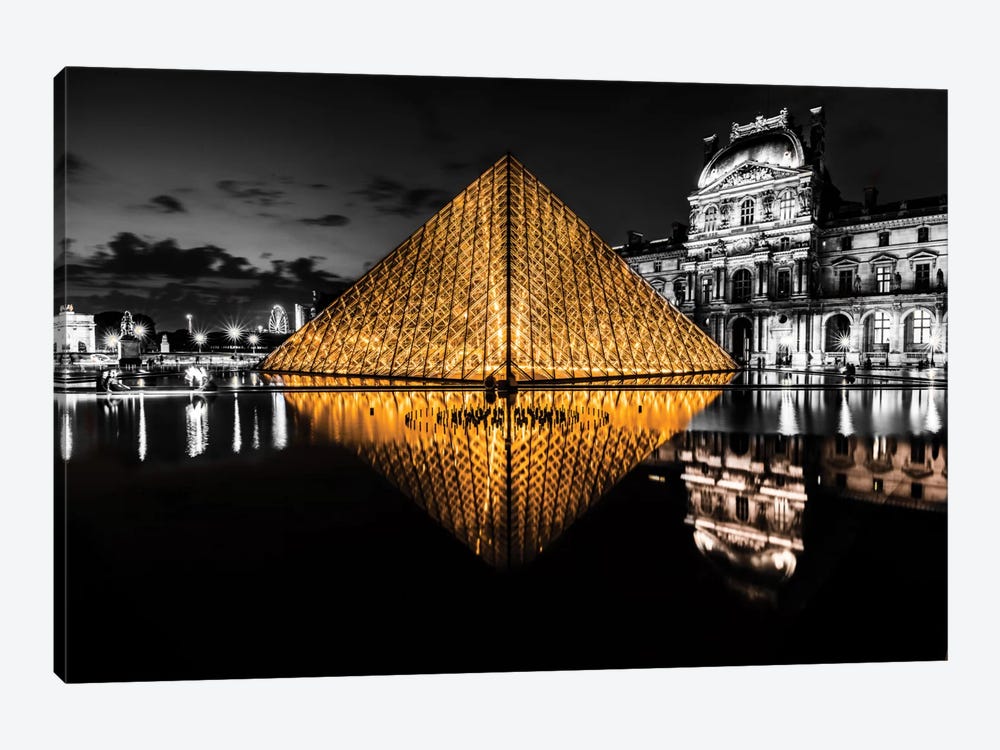 The Louvre by Anders Jorulf 1-piece Canvas Print