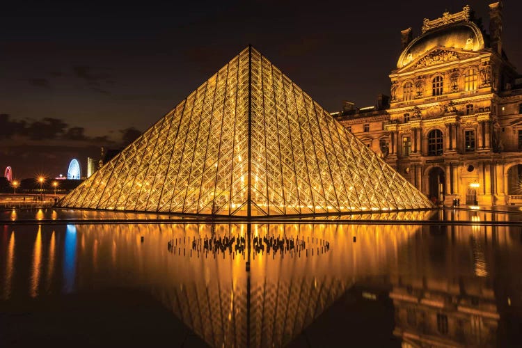 The Louvre, Paris by Anders Jorulf wall art