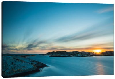 Arcipelaq Canvas Art Print - Lake & Ocean Sunrise & Sunset Art