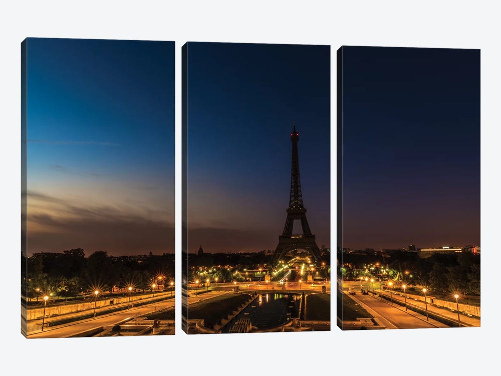 Morning In Paris by Anders Jorulf 3-piece Canvas Art