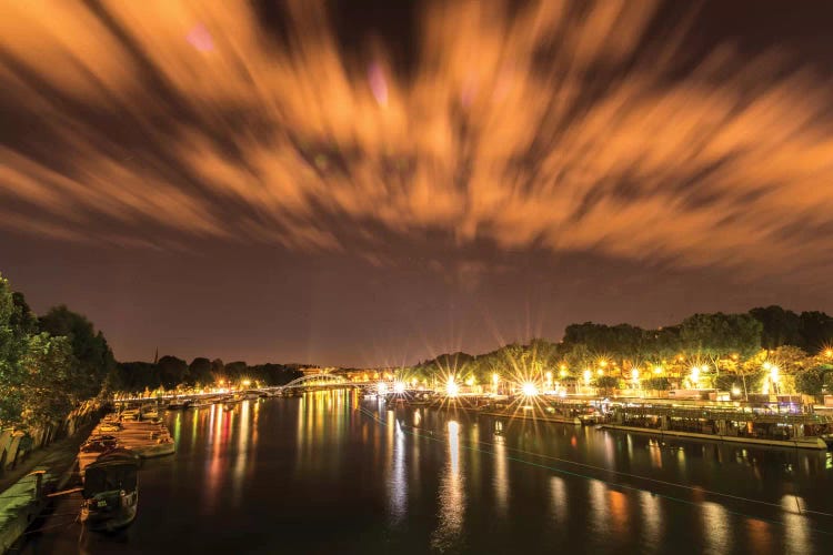 Night Over The Seine by Anders Jorulf wall art
