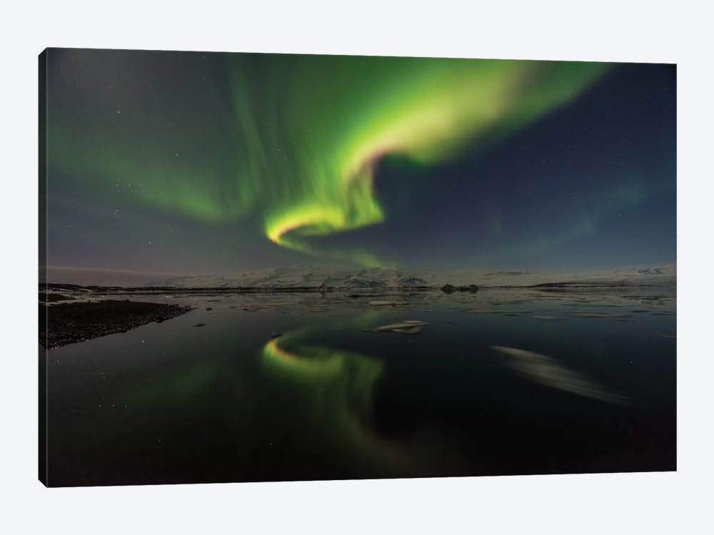 The Aurora Heart by Anders Jorulf 1-piece Canvas Print