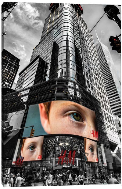 The Eye Canvas Art Print - Times Square