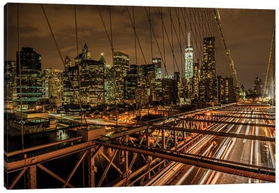 Brooklyn Bridge Canvas Art Print - New York City Skylines