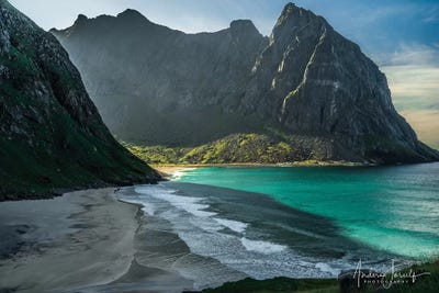 Kvalvika Beach by Anders Jorulf art print