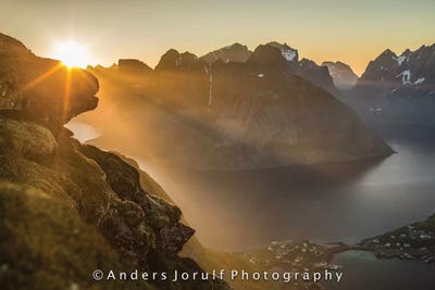 Midnight Sun, Norway II by Anders Jorulf art print