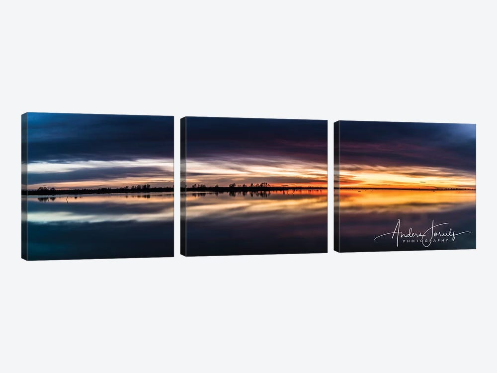 Sunset Dream by Anders Jorulf 3-piece Canvas Wall Art