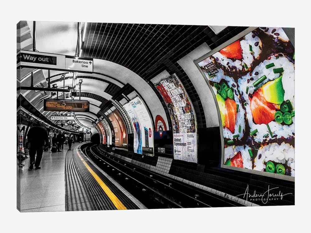 The Way Out To Bakerloo by Anders Jorulf 1-piece Canvas Wall Art